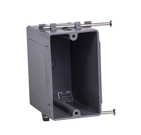 metal gang box on top of plastic|22.5 cubic inch electrical box.